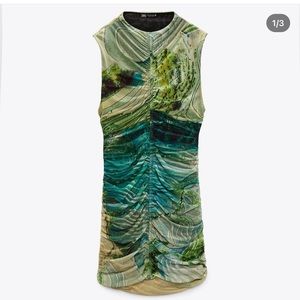 Zara ruched dress